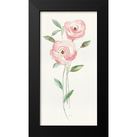 Flower Candy II Black Modern Wood Framed Art Print by Swatland, Sally