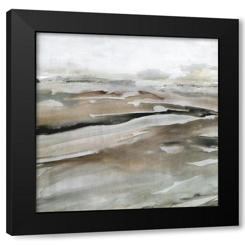 Windblown Sands II Black Modern Wood Framed Art Print with Double Matting by Robinson, Carol
