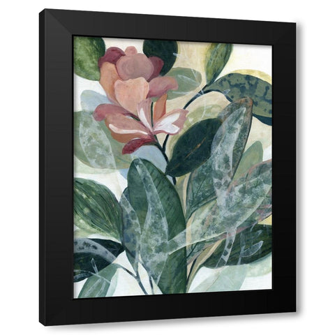 Lush Guardians Black Modern Wood Framed Art Print with Double Matting by Robinson, Carol
