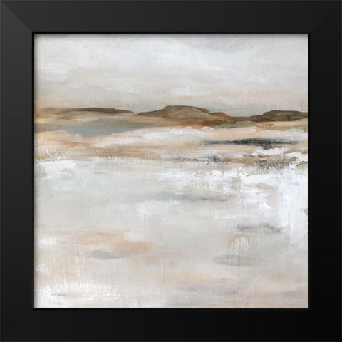 Desert Floor Black Modern Wood Framed Art Print by Robinson, Carol