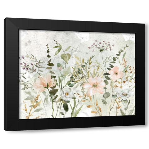 Botanical Sketchbook Floral III Black Modern Wood Framed Art Print with Double Matting by Finn, Livi