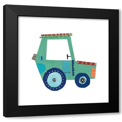 Tractor II Black Modern Wood Framed Art Print by Pope, Katherine and Elizabeth