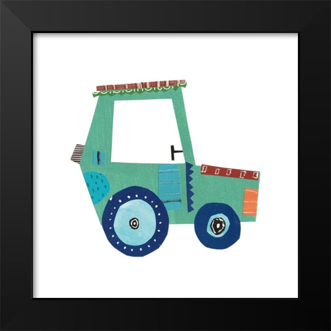 Tractor II Black Modern Wood Framed Art Print by Pope, Katherine and Elizabeth