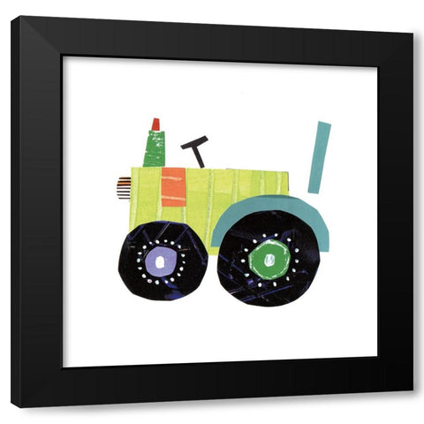 Tractor III Black Modern Wood Framed Art Print by Pope, Katherine and Elizabeth