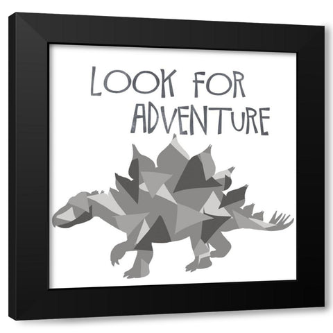 Look for Adventure Black Modern Wood Framed Art Print by Santiago, Daniela