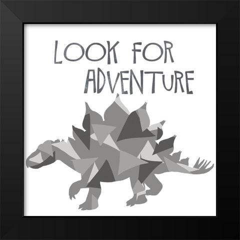 Look for Adventure Black Modern Wood Framed Art Print by Santiago, Daniela
