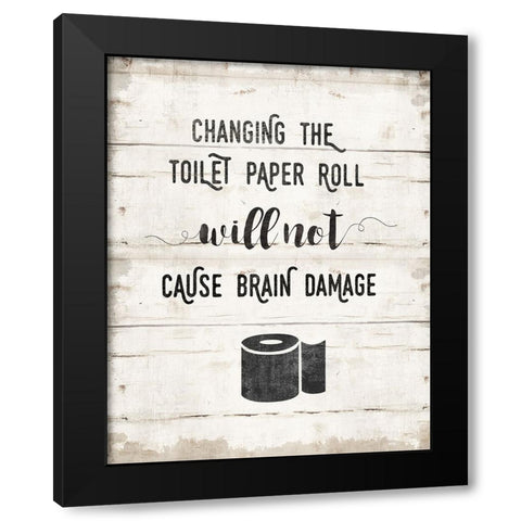 Changing the Roll Black Modern Wood Framed Art Print with Double Matting by Murray, Amanda