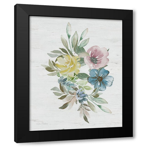 Spring Meadow Arrangement II Black Modern Wood Framed Art Print by Brockmon, Kristen