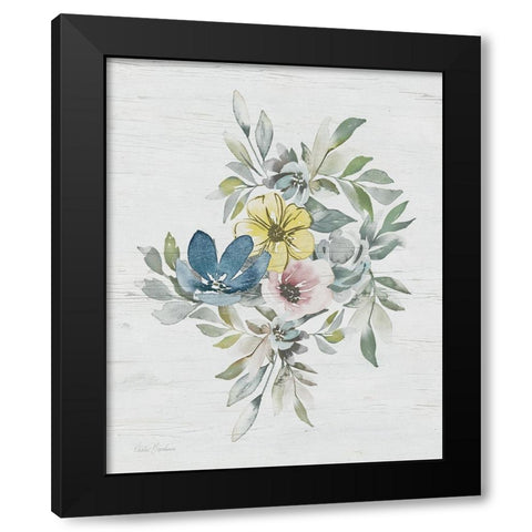 Spring Meadow Arrangement I Black Modern Wood Framed Art Print by Brockmon, Kristen
