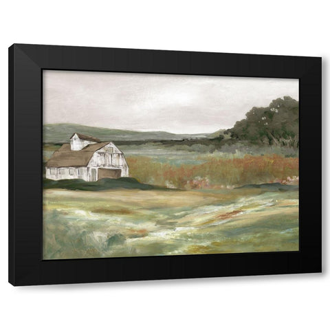 Afteroon on the Farm Black Modern Wood Framed Art Print with Double Matting by Robinson, Carol