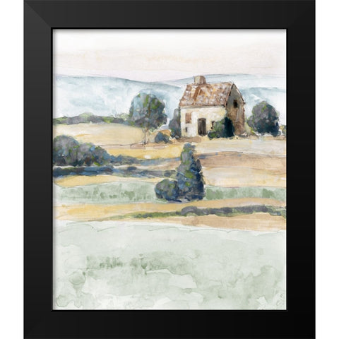 On the Countryside II Black Modern Wood Framed Art Print by Swatland, Sally