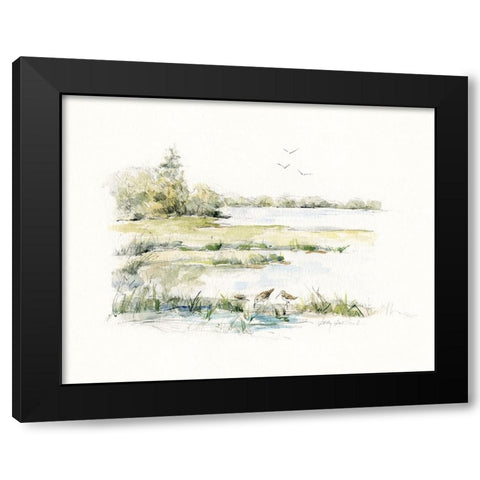 Early Morning I Black Modern Wood Framed Art Print by Swatland, Sally