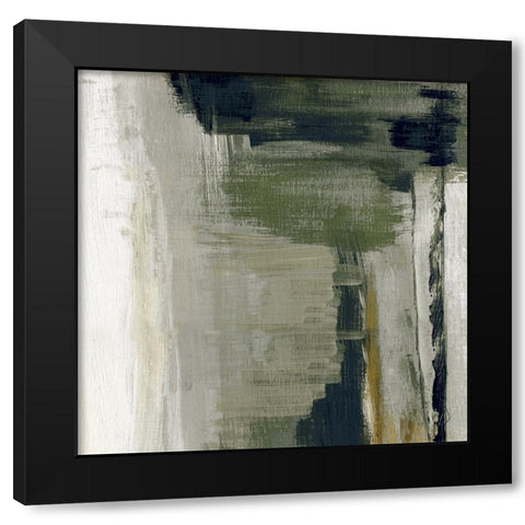 Meadow Dusk Black Modern Wood Framed Art Print with Double Matting by Jill, Susan