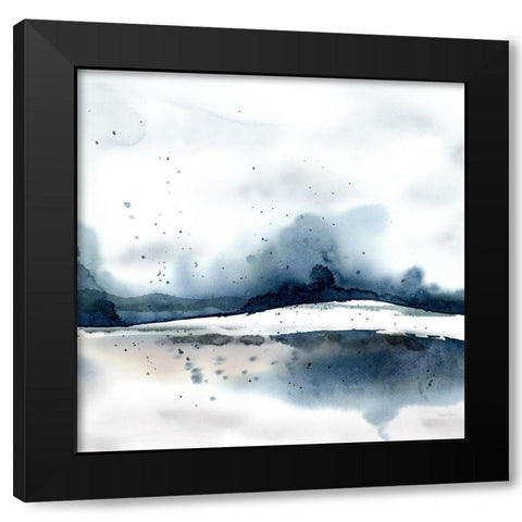 Watersmeet II Black Modern Wood Framed Art Print with Double Matting by Gunn, Kourtni