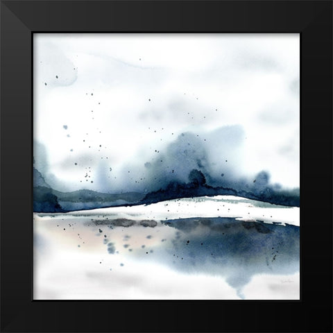 Watersmeet II Black Modern Wood Framed Art Print by Gunn, Kourtni