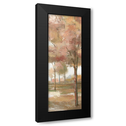 Pastel Meadow II Black Modern Wood Framed Art Print with Double Matting by Nan