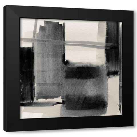 Evening Shadows I Black Modern Wood Framed Art Print by Jill, Susan