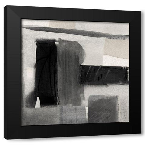 Evening Shadows II Black Modern Wood Framed Art Print by Jill, Susan