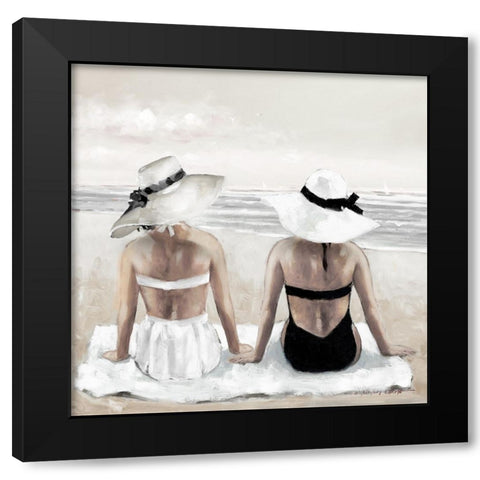 Soaking Up Sun Black Modern Wood Framed Art Print by Orme, E. Anthony