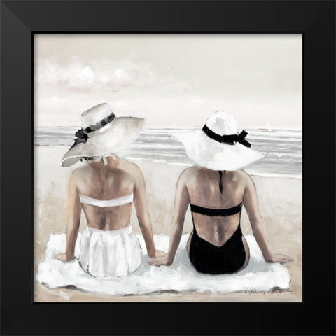 Soaking Up Sun Black Modern Wood Framed Art Print by Orme, E. Anthony