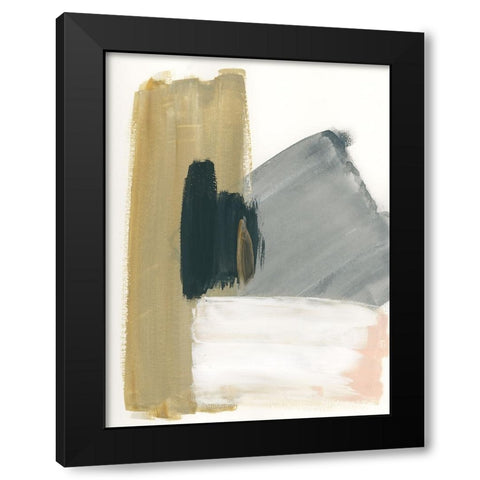 Marble Block Symmetry II Black Modern Wood Framed Art Print by Chang, Stella