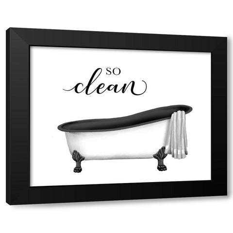 So Clean Black Modern Wood Framed Art Print with Double Matting by Knutsen, Conrad