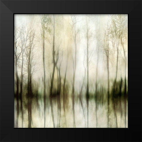 Misty Black Modern Wood Framed Art Print by Weisz, Irene