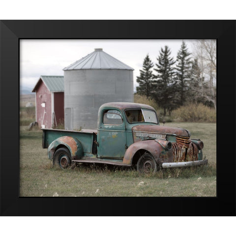 Well Deserved Rest Black Modern Wood Framed Art Print by Robinson, Carol