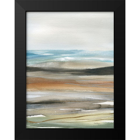 Natures Many Layers I Black Modern Wood Framed Art Print by Robinson, Carol