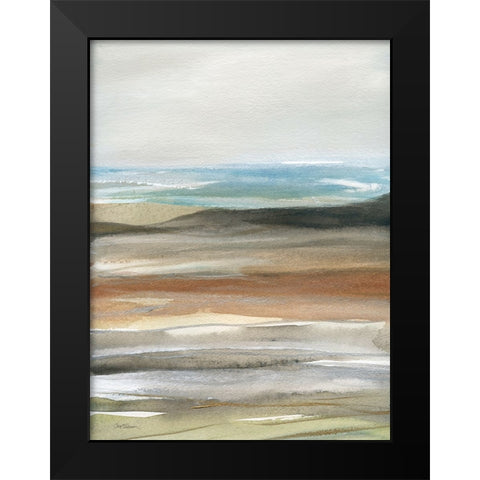 Natures Many Layers II Black Modern Wood Framed Art Print by Robinson, Carol