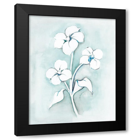 Bohemian Blue I Black Modern Wood Framed Art Print with Double Matting by Chang, Stella