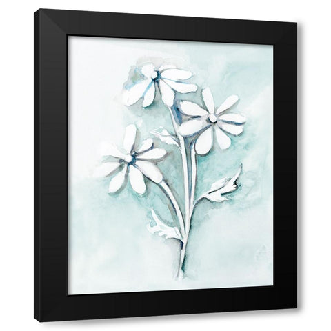 Bohemian Blue II Black Modern Wood Framed Art Print by Chang, Stella