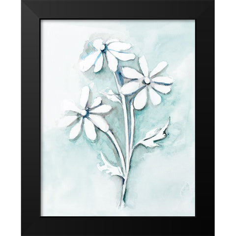 Bohemian Blue II Black Modern Wood Framed Art Print by Chang, Stella