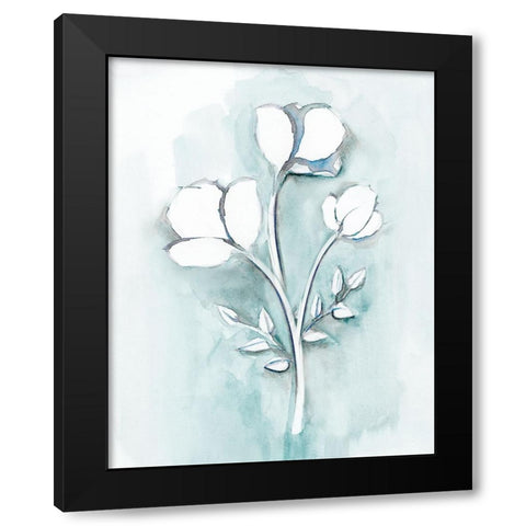 Bohemian Blue III Black Modern Wood Framed Art Print by Chang, Stella