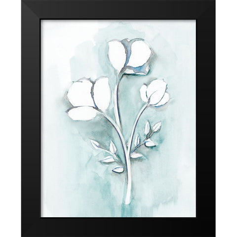 Bohemian Blue III Black Modern Wood Framed Art Print by Chang, Stella