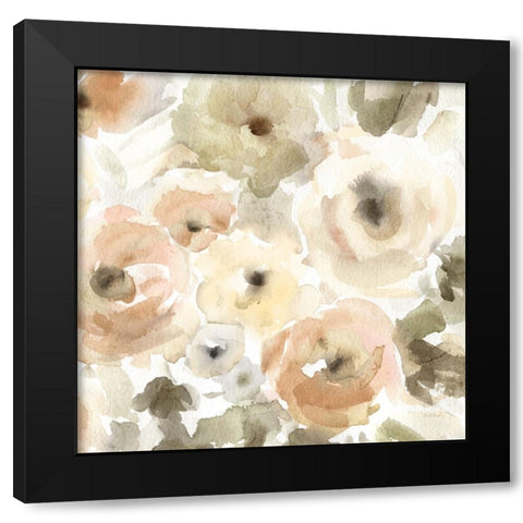 Soft Soiree I Black Modern Wood Framed Art Print by Robinson, Carol