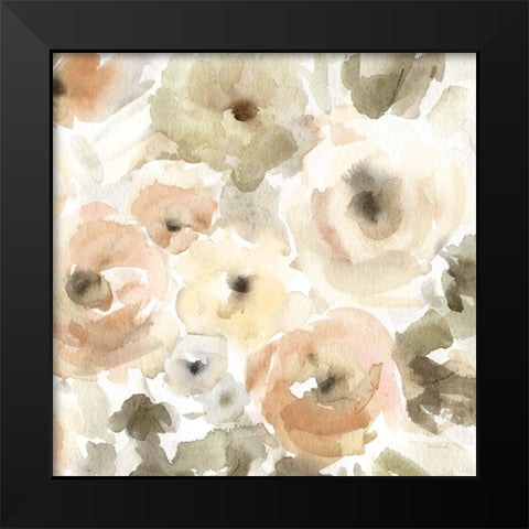 Soft Soiree I Black Modern Wood Framed Art Print by Robinson, Carol