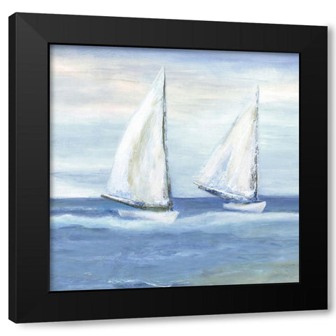 Seaside Escape I Black Modern Wood Framed Art Print by Dunlap, Marilyn