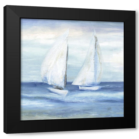 Seaside Escape II Black Modern Wood Framed Art Print by Dunlap, Marilyn
