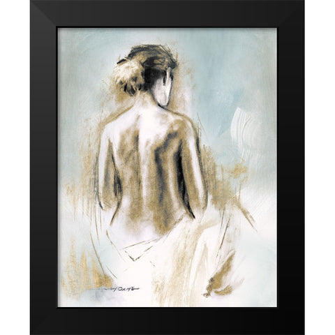 Figure in Golden Light I Black Modern Wood Framed Art Print by Orme, E. Anthony