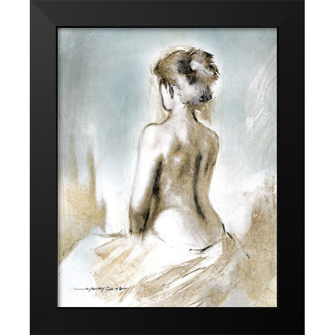 Figure in Golden Light II Black Modern Wood Framed Art Print by Orme, E. Anthony