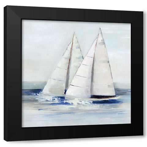 Close Sail II Black Modern Wood Framed Art Print by Swatland, Sally