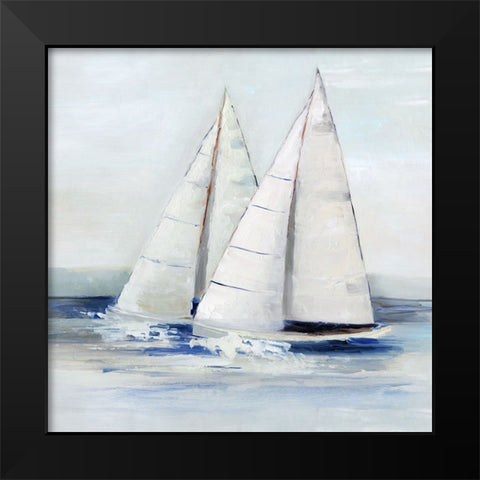 Close Sail II Black Modern Wood Framed Art Print by Swatland, Sally