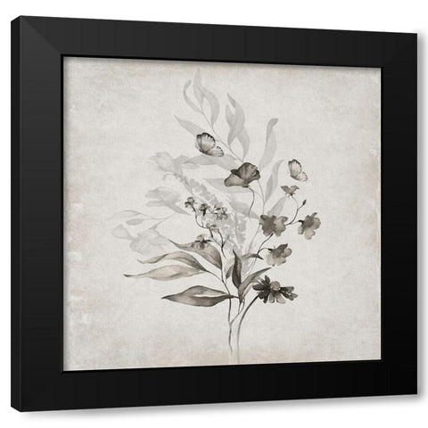 Vintage Arrangement III Black Modern Wood Framed Art Print by Jill, Susan