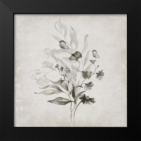 Vintage Arrangement III Black Modern Wood Framed Art Print by Jill, Susan