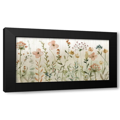 Fall Sketchbook Black Modern Wood Framed Art Print by Finn, Livi