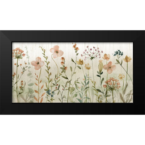 Fall Sketchbook Black Modern Wood Framed Art Print by Finn, Livi