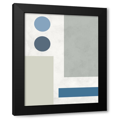 Stars Align I Black Modern Wood Framed Art Print by Santiago, Daniela