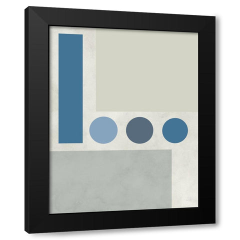 Stars Align II Black Modern Wood Framed Art Print by Santiago, Daniela