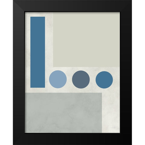 Stars Align II Black Modern Wood Framed Art Print by Santiago, Daniela